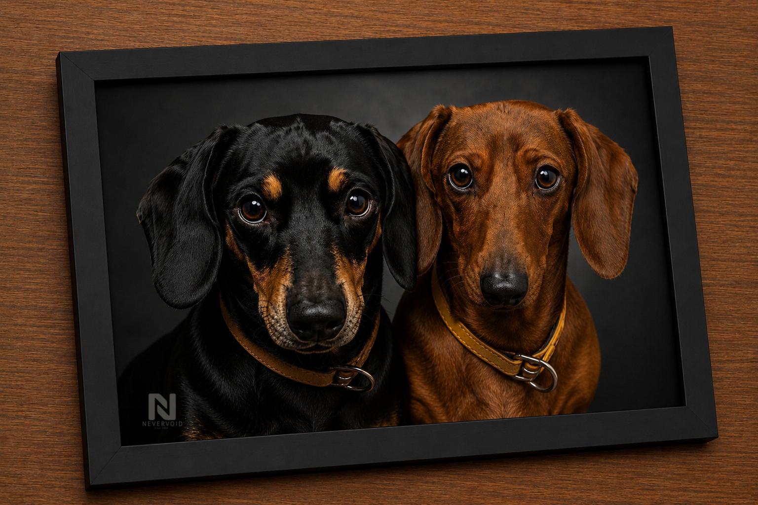 Modern Laminate framed print with full finished product visible
